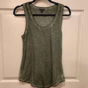 Express Dark Green Tank.